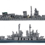 IJN Yahagi and USS Cleveland Models  CLICK FOR A BETTER LOOK