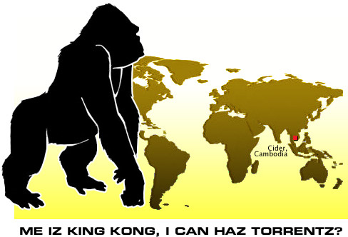 Logo from ThePirateBay for its King Kong Defense