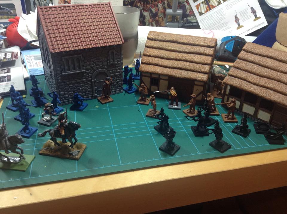 Jamie from Norway's work in progress for Muskets & Tomahawks.